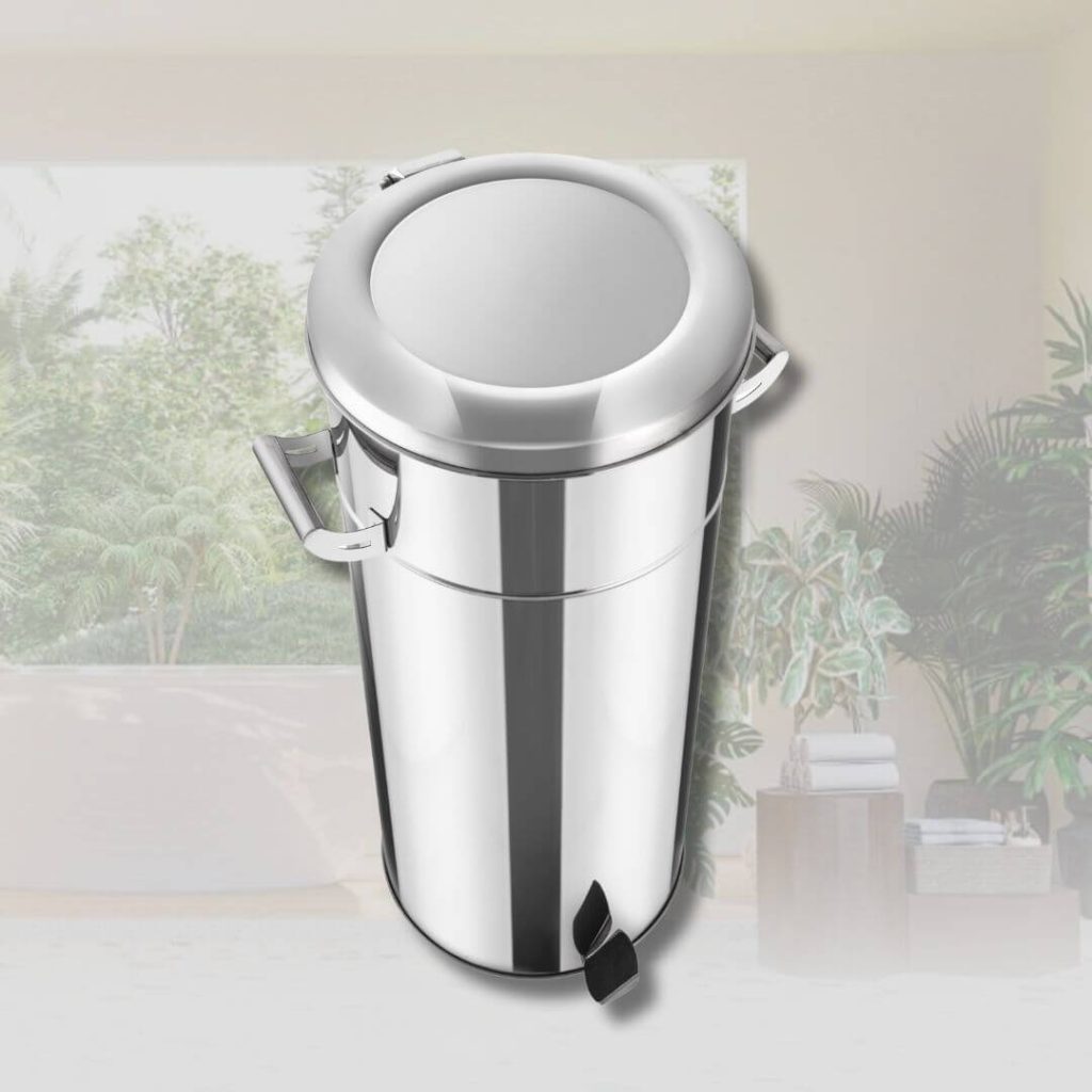 Lixeira de Pedal com Alça Ecobin Vista Superior