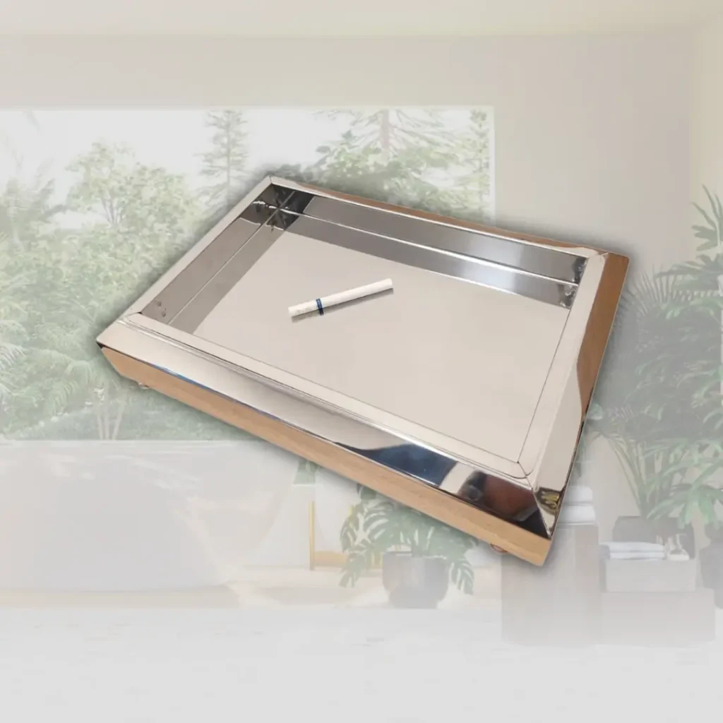 Cinzeiro de Chão Aço Inox